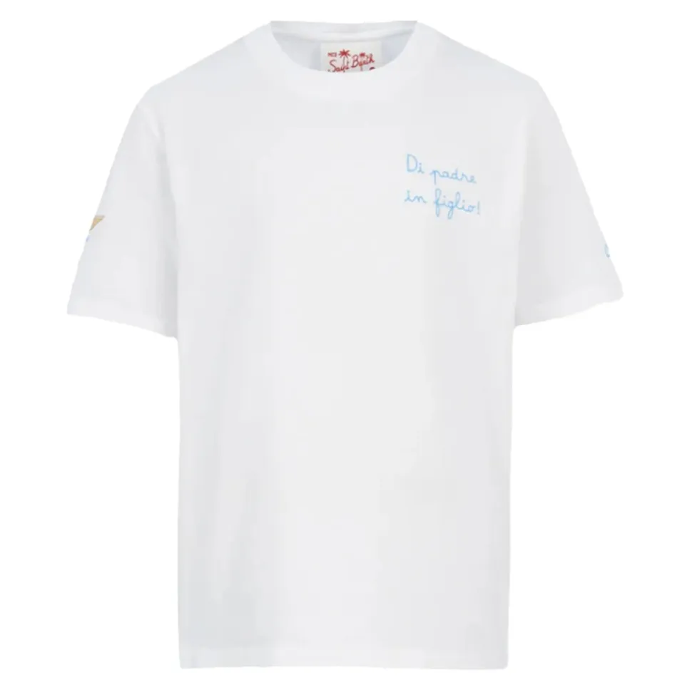 Padre in Figlio Embroidered T-shirt