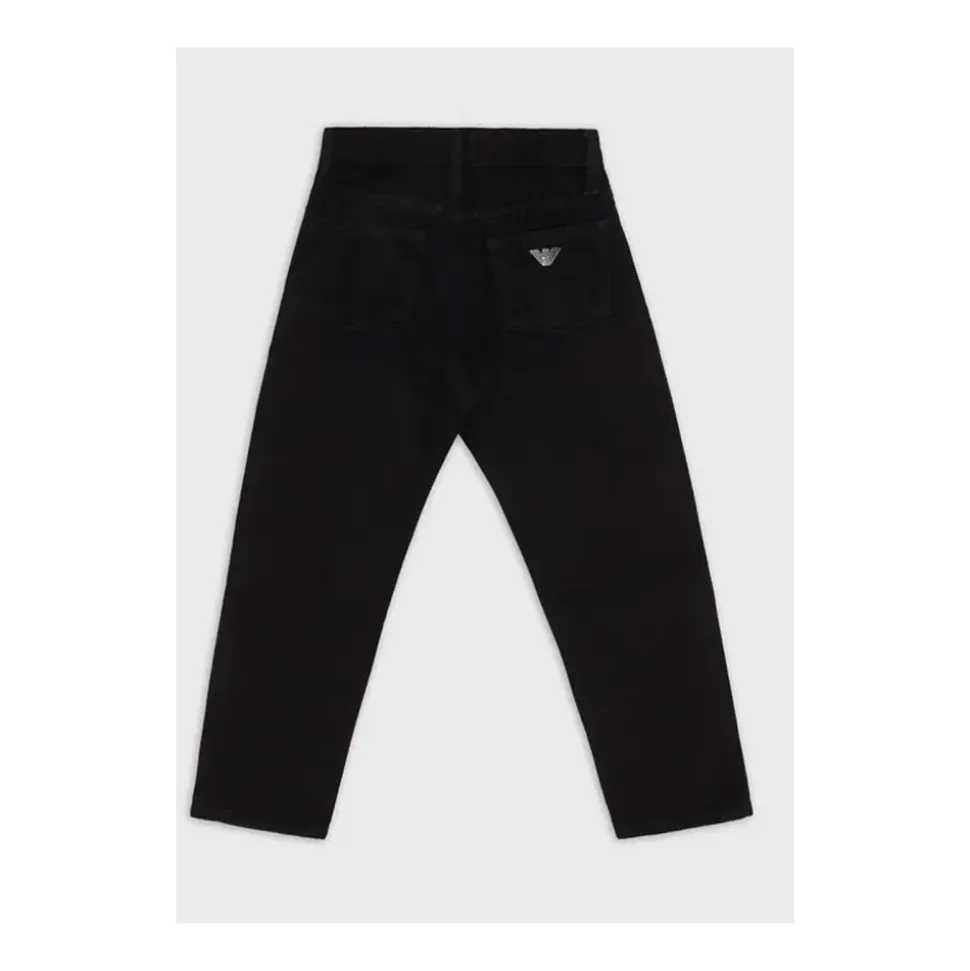 Pantalone in cotone denim modello cinque tasche