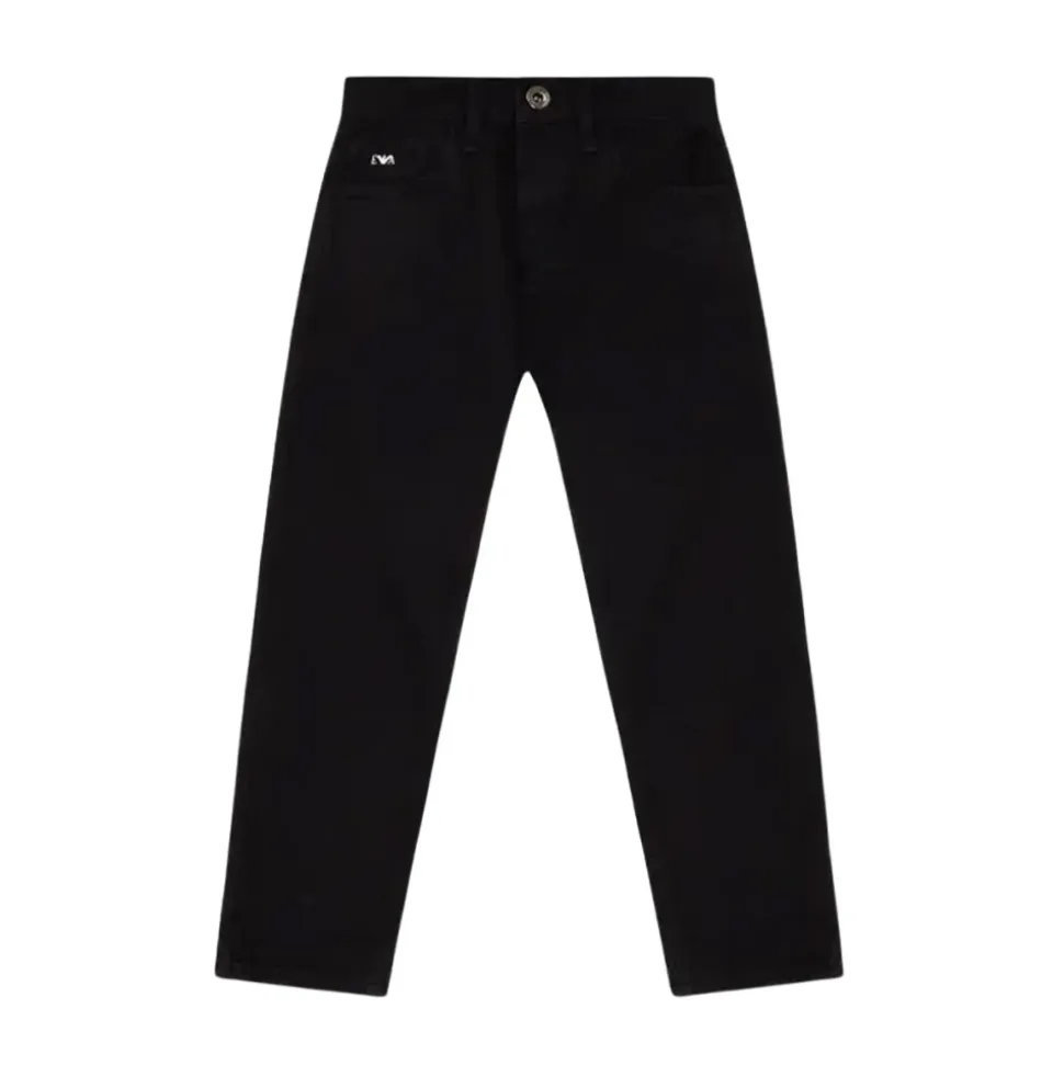 Pantalone in cotone denim modello cinque tasche