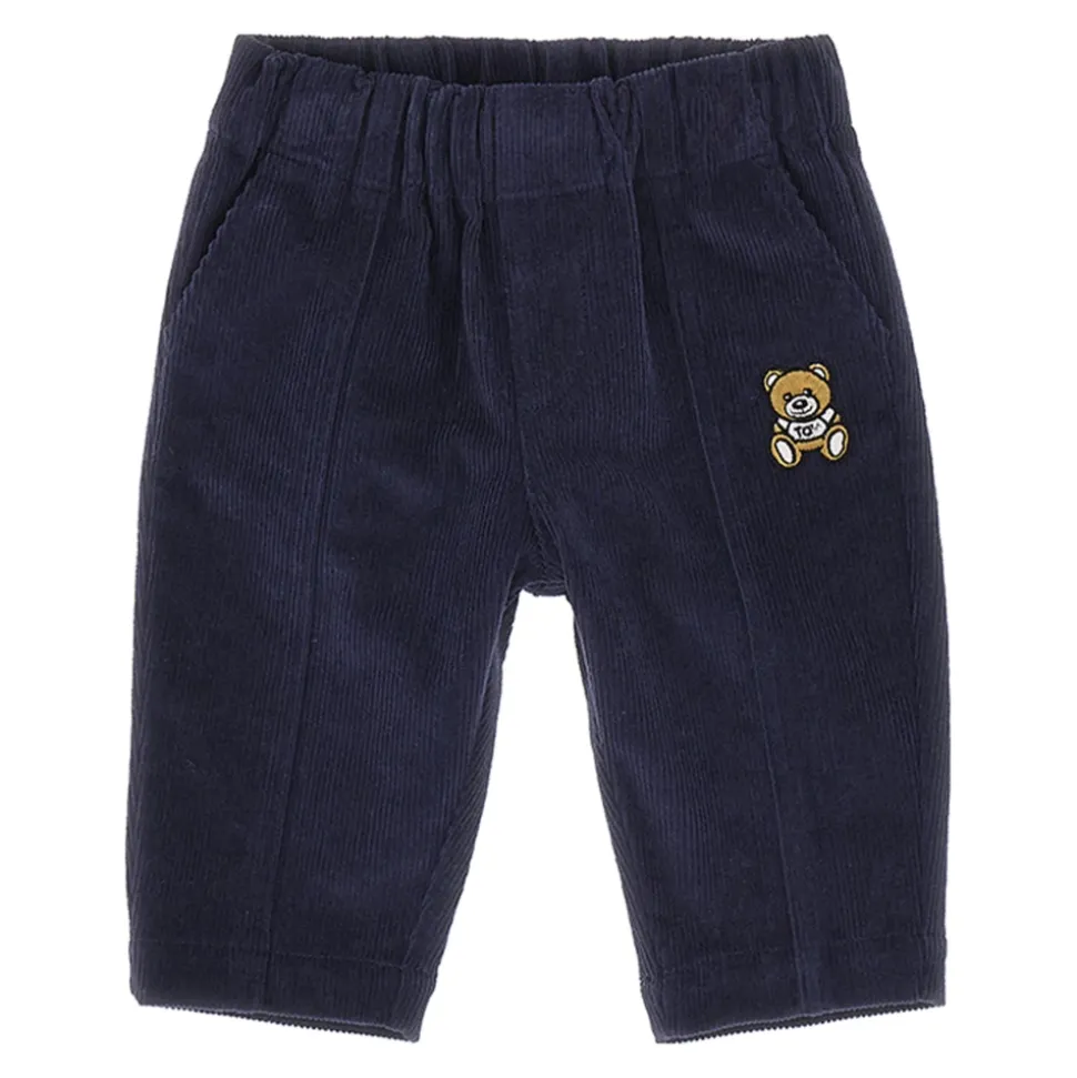 Pantalone in velluto con ricamo Toy