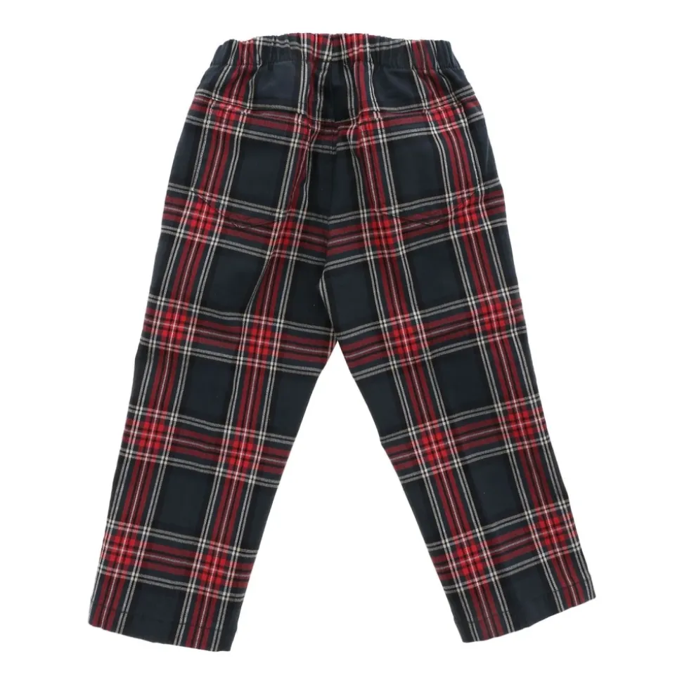Pantalone Stretch Check Trousers