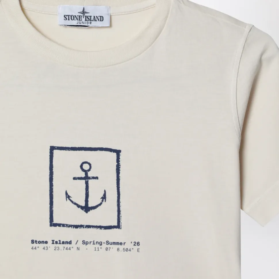 Patch T-skjorte med korte ermer