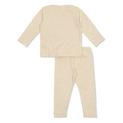 Piqué Bomulls Jacquard Pyjamasett
