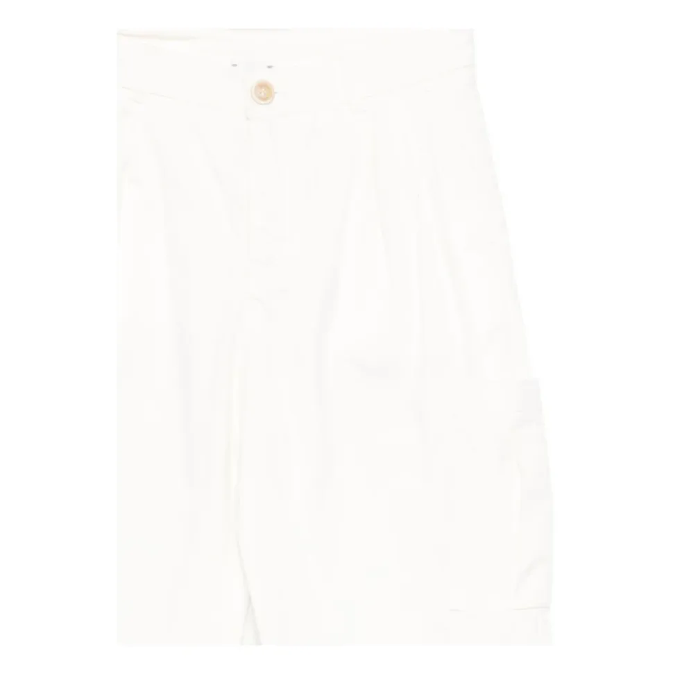 Pleated Cargo Trousers