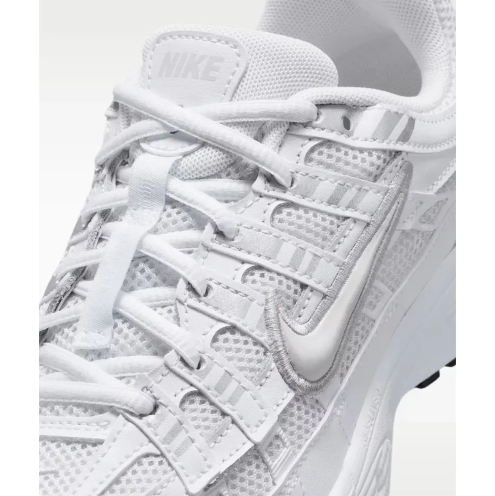 P-6000 Mesh Leather Sneakers