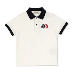 Polo-skjorte i bomull med logopatch
