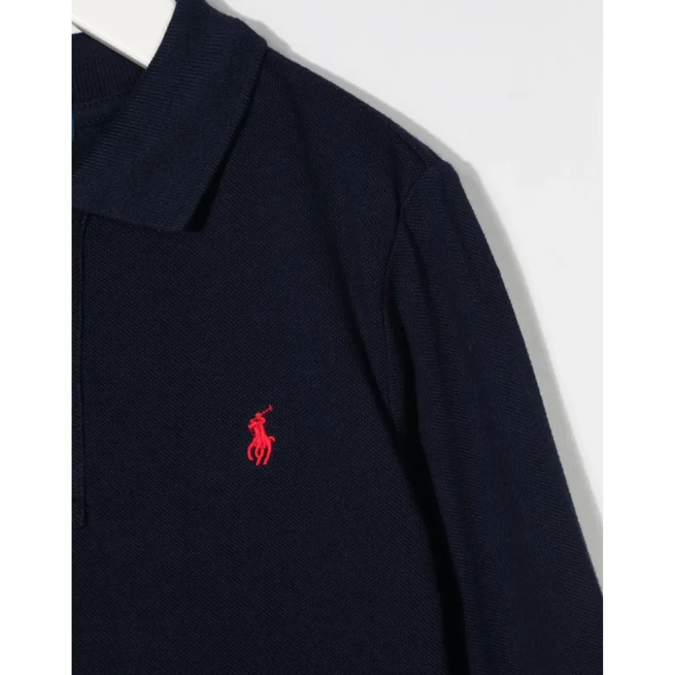 Polo T-skjorte med logoapplikasjon