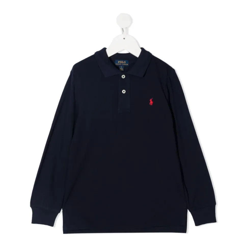 Polo T-skjorte med logoapplikasjon