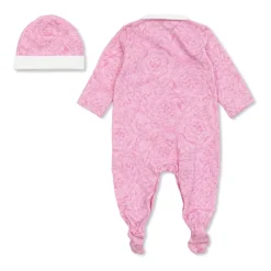 Printed Cotton-Jersey Sleepsuit Set