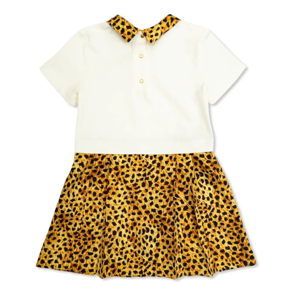 Printed Cotton-Jersey Twill Dress