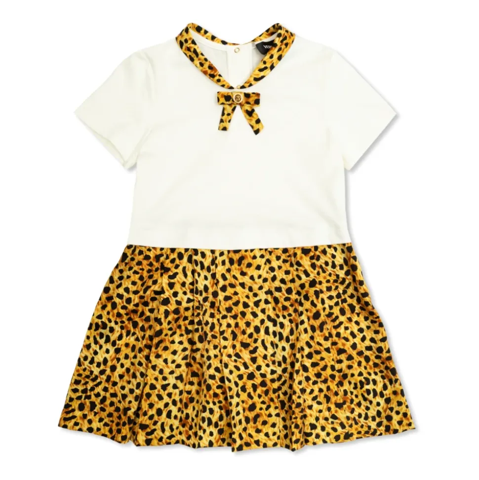 Printed Cotton-Jersey Twill Dress