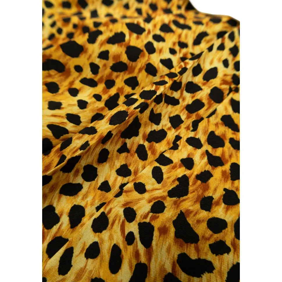 Printed Cotton-Jersey Twill Dress