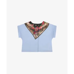 Printed Cotton Poplin Blouse