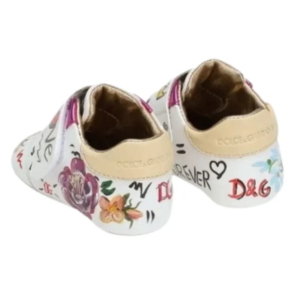 Printed Lambskin Pre-Walker Shoes
