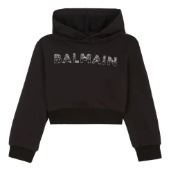 Printed Paris Logo Hoodie