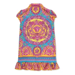 Printed Silk Twill Dress