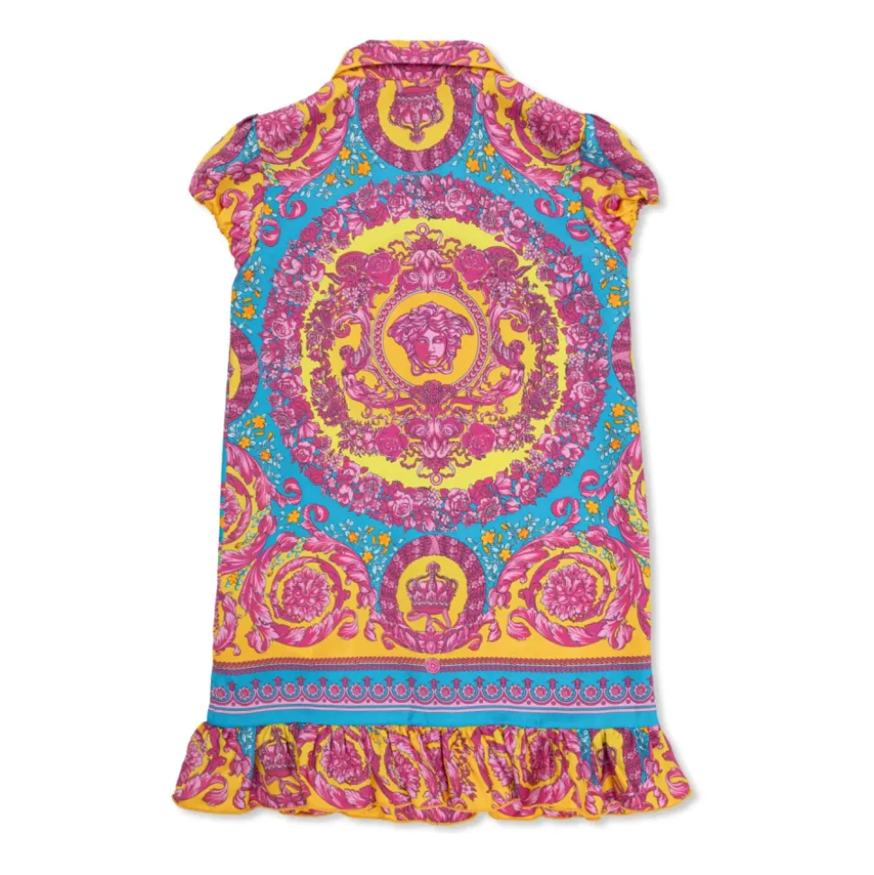 Printed Silk Twill Dress