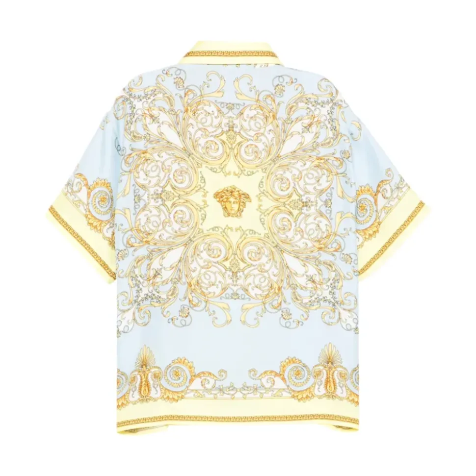 Printed Silk Twill Shirt