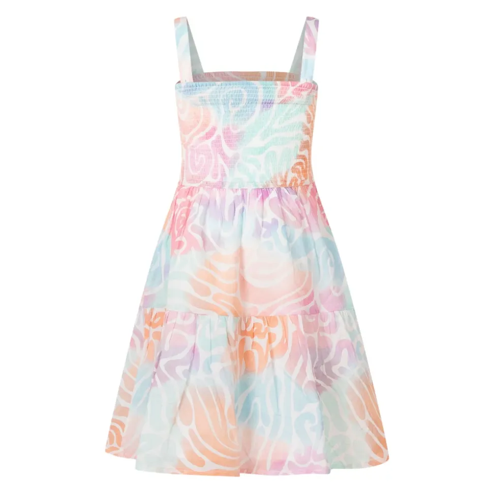 Printed Tiered Dress