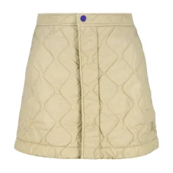 Quilted Nylon Mini Skirt