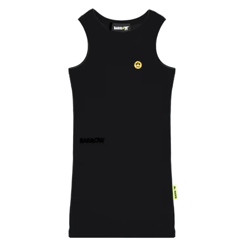 Ribbestrikket jerseykjole