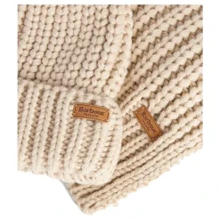 Ribbestrikket lue- og skjerfsett