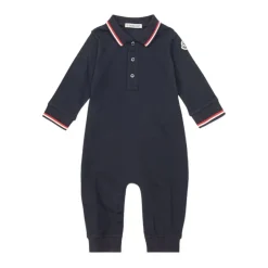 Romper i bomullspiqué med Trikol-detaljer
