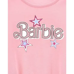 Rosa Barbie Kjole med Stjerner