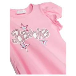 Rosa Barbie Kjole med Stjerner