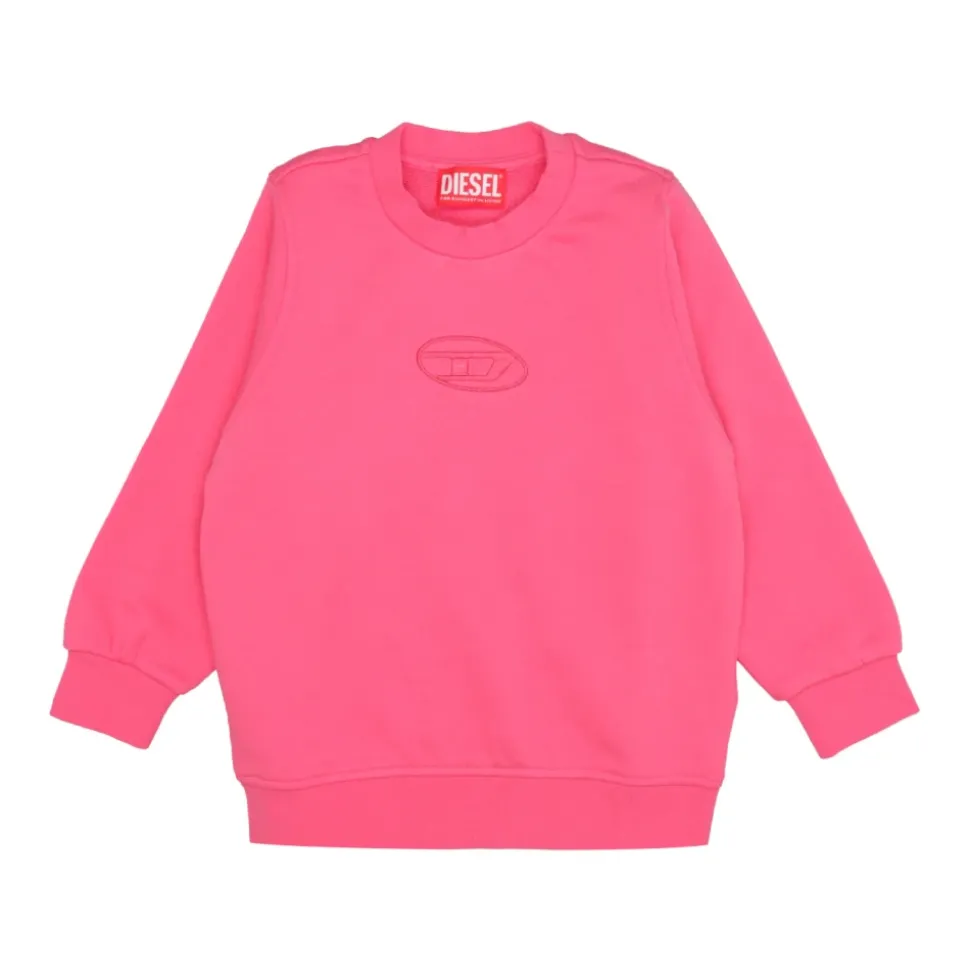 Rosa Crew Neck Genser Bomull Jersey