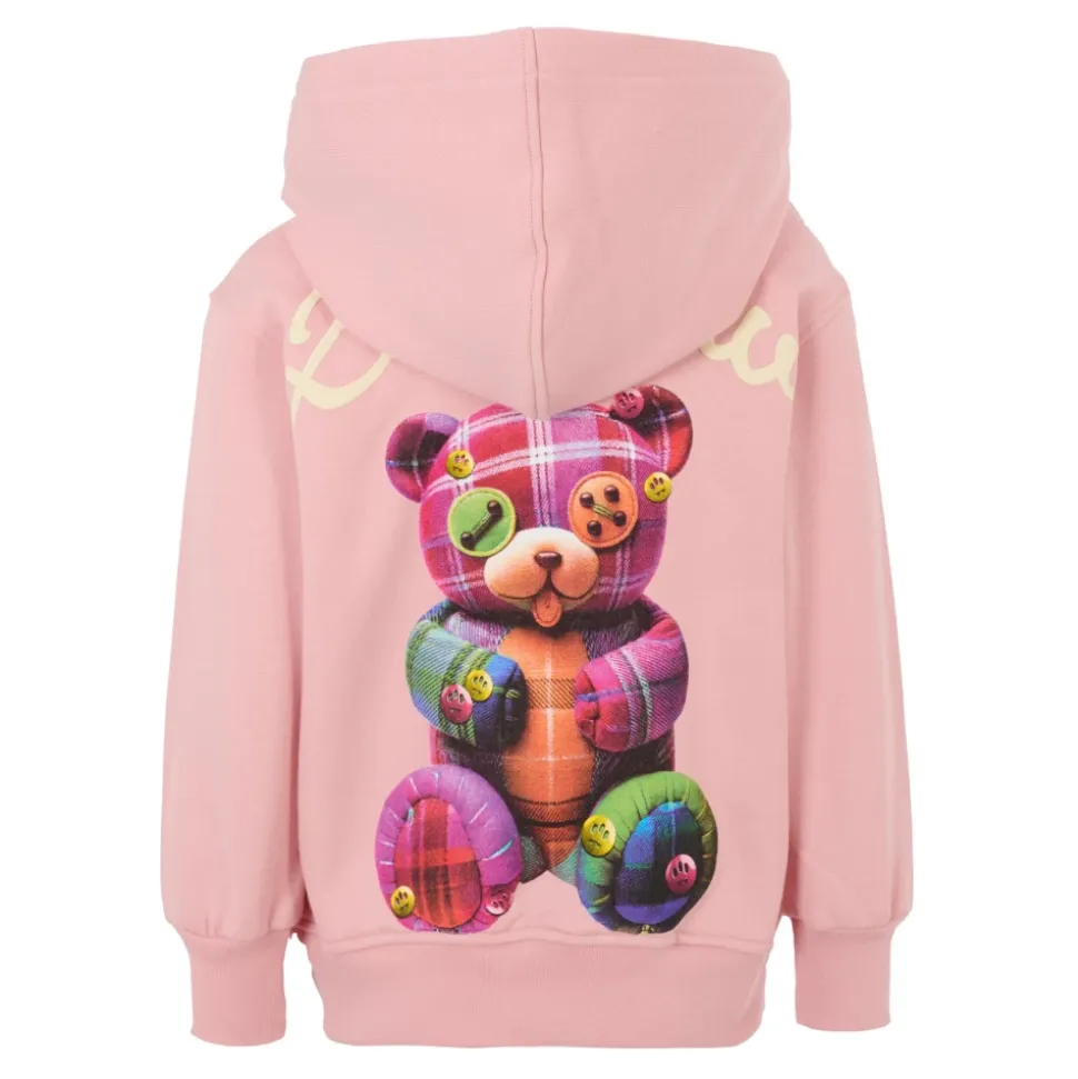 Rosa Smiley Bear Hoodie