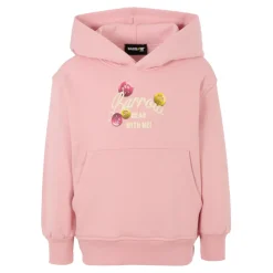 Rosa Smiley Bear Hoodie