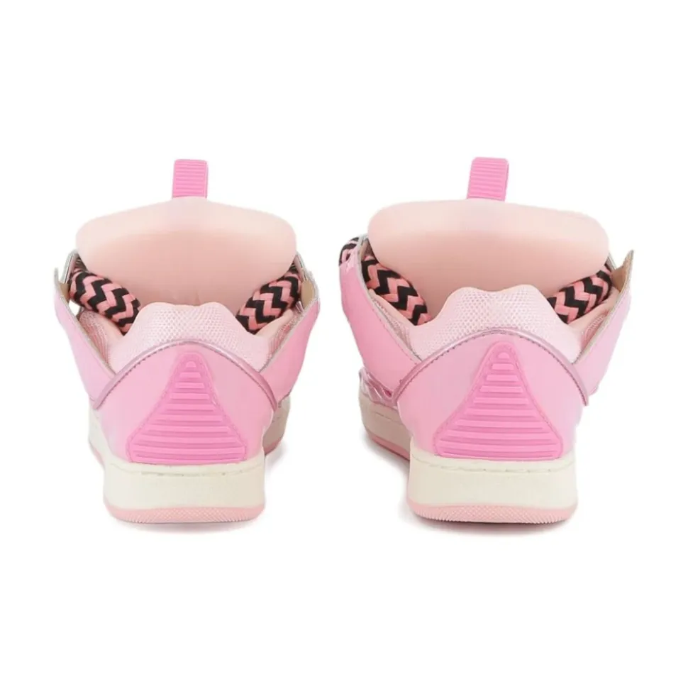 Rosa Sneakers med Snøring