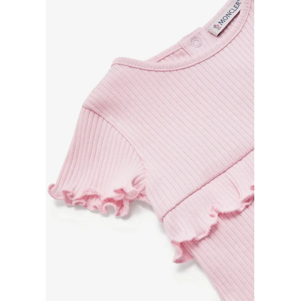 Ruffled Cotton Romper