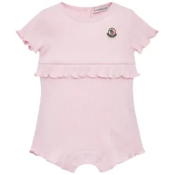 Ruffled Cotton Romper