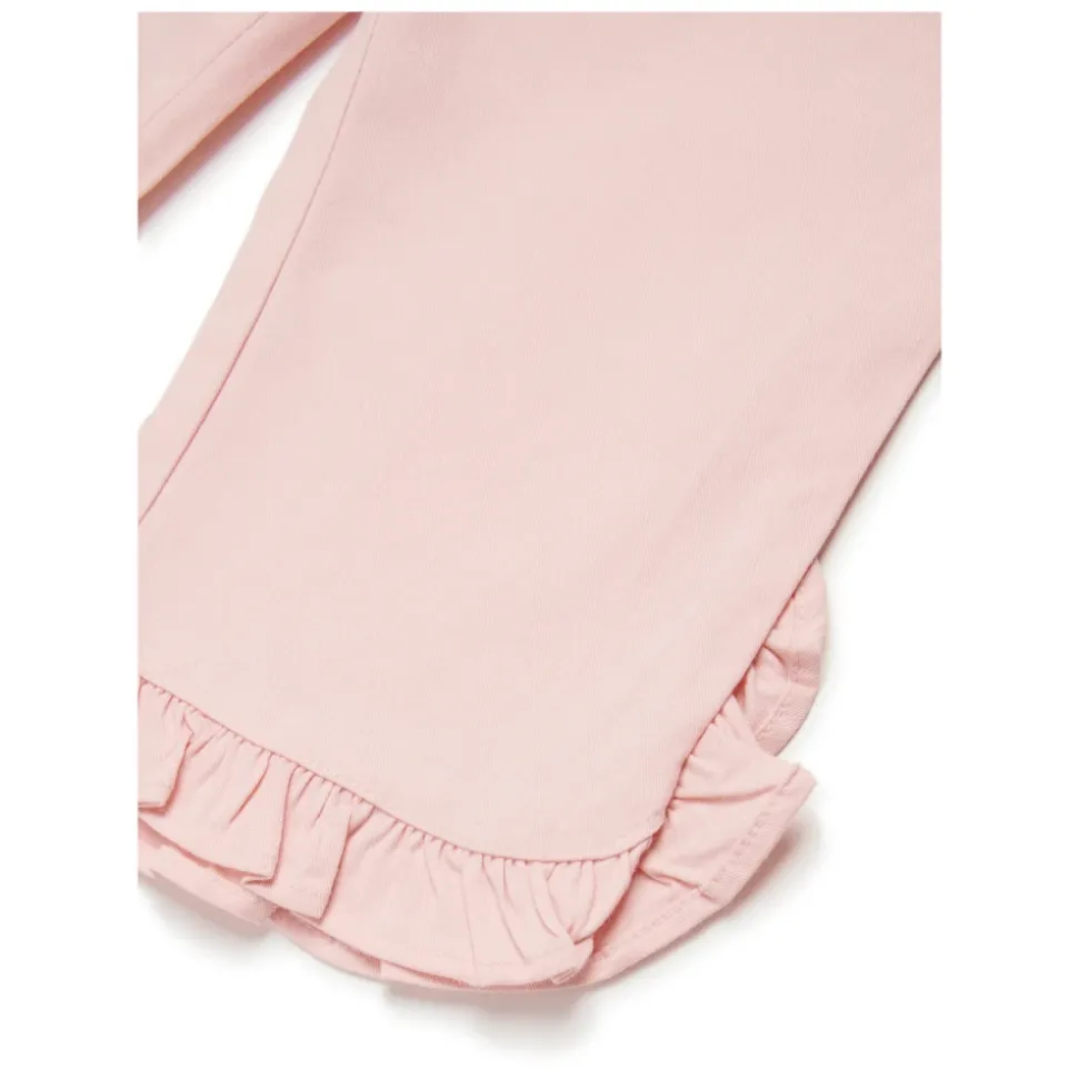 Ruffle-hem Pants