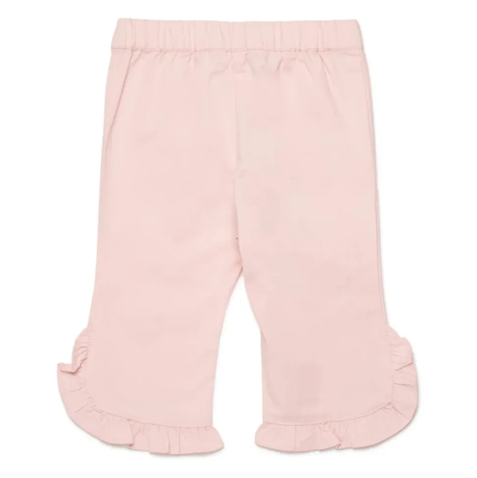 Ruffle-hem Pants