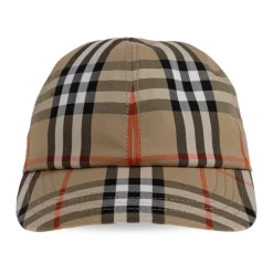 Rutete baseballcaps i bomull