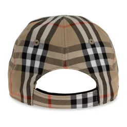Rutete baseballcaps i bomull