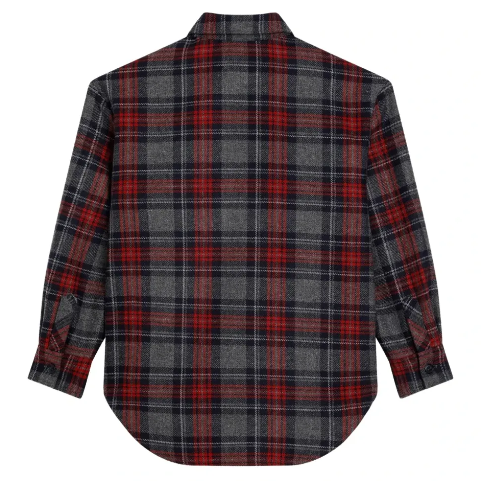 Rutete Tartan Skjorte med Lange Ermer