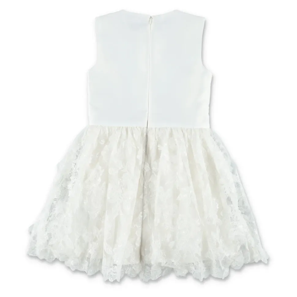 Satin Tulle Blomsterkjole
