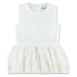 Satin Tulle Blomsterkjole