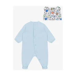 Ser bomulls fleece kosedress og lue