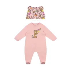 Ser Bomulls Fleece Onesie og Lue