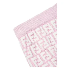 Skjørt med FF-strikket design
