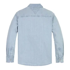 Snap-Button Denim Shirt