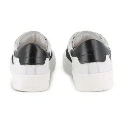 Sneakers med strikk og logotrykk