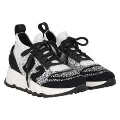 Sneakers Slip-On i stretch-strikk