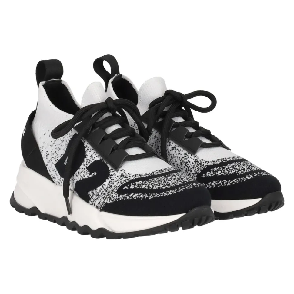 Sneakers Slip-On i stretch-strikk