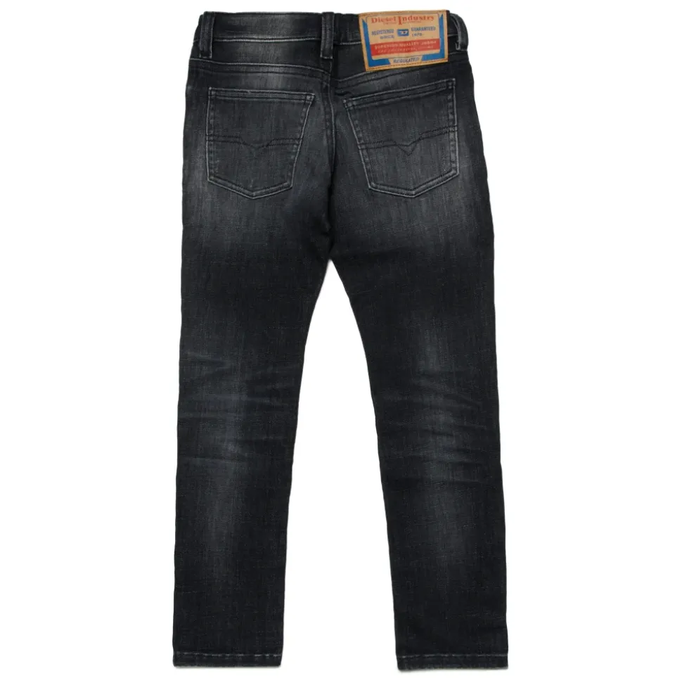 Sort skygget rett jeans - 1995